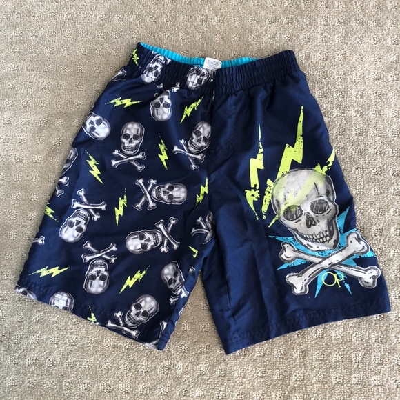 OP Other - Scull Print Swim trunk